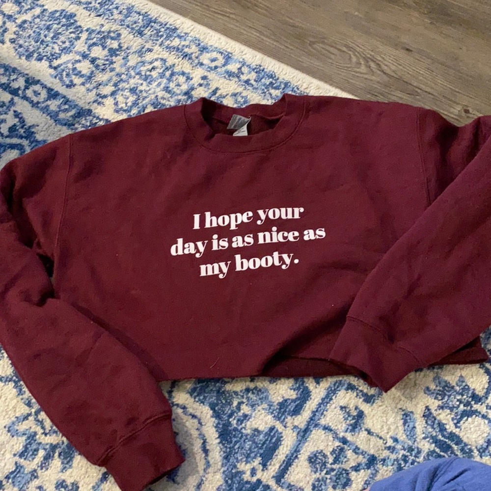 Crop sweatshirt